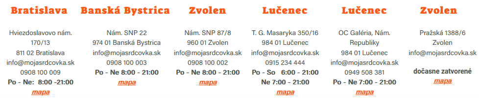 Patisserie Moja Srdcovka-Slovakia-Cukraren-Moja srdcovka-siet-pobociek