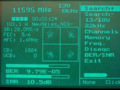 Kompletné signálne parametre Falcon Stream