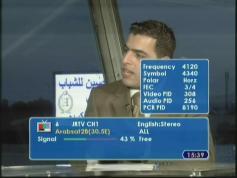 JRTV CH1 ART Jordan Arabsat 2B at 30.5E  01