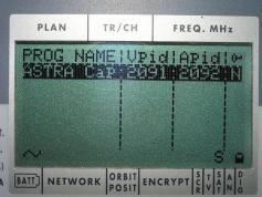 Astra 2C at 31.5 e _ footprint East beam_ 11 836 H Astra Caption test card _ NIT data